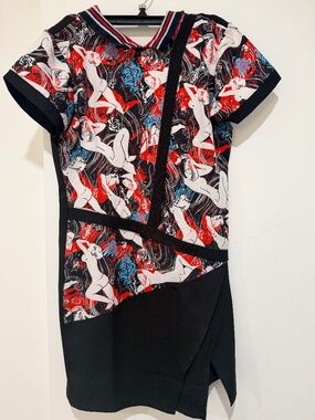 Wrap mini dress